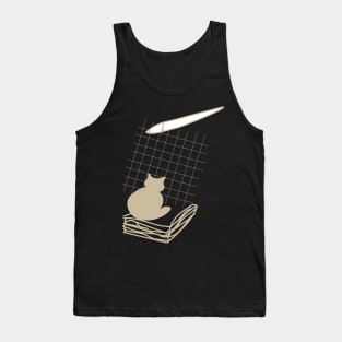 back to school for cat lovers Tank Top